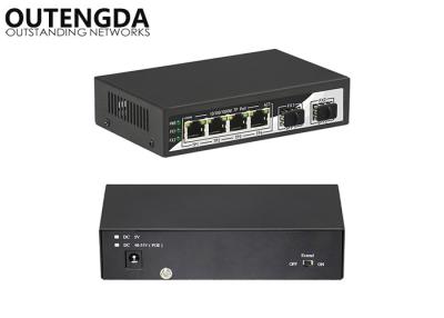 China 4+2 Full Gigabit Ethernet Poe Switch Store and Forward Transmission Anti Thunder for sale