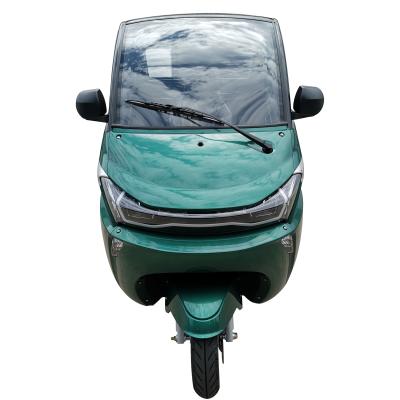 China Electric Cargo Bike Fully Enclosed Cabin Car 3 Wheels 2 Seats For City Commuter E-car for sale