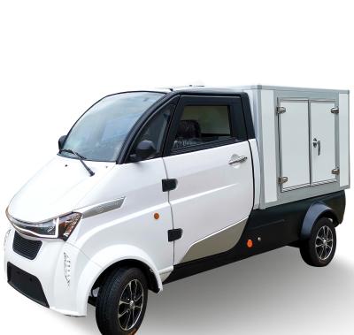 China Single-drive equipped and cargo leather four-wheel electric car-good quality and inexpensive sale in cargo leather for sale