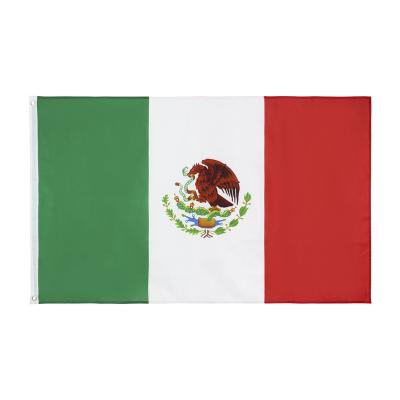 China Anybody wholesale cheap national election bandera 90*150cm polyester bandera national cheap flaga campaign election factory vlag mexico flag for sale