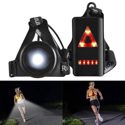 China Fashionable Sport Set Outdoor Night Lights On Rear LED Trunk Warning Light With Rechargeable Battery For Camping, Hiking, Running, Jogging for sale