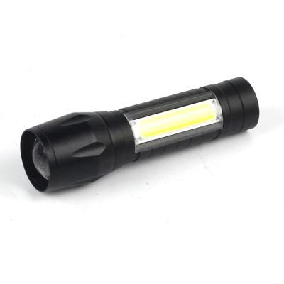 China Zoomable Led Multifunctional Vintage USB Rechargeable Foldable Magic Cool Outdoor Portable COB Light Retro Led Flashlight Camping Tent Light for sale