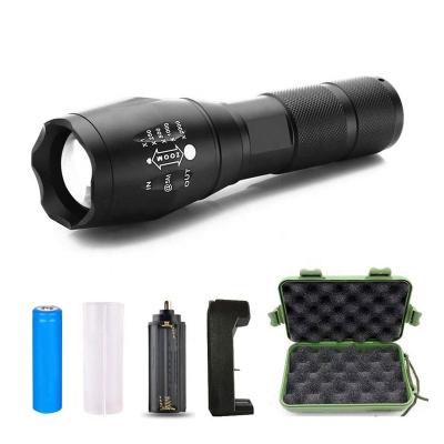 China Zoomable Led Pocket Light Super Bright Powerful Zoom Torch Tactical Led Flashlight,Brightenlux High Power Instant Light Rechargeable Torch Led for sale