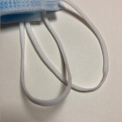 China Eco - Friendly 2.5mm 3mm 4mm 6mm Round Elastic Cord Spandex Elastic Band for sale