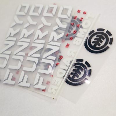 China High Quality Custom Silicone Rubber Smooth Surface Tagless Tags Heat Transfer With 3D Letter And Number Name Logo for sale