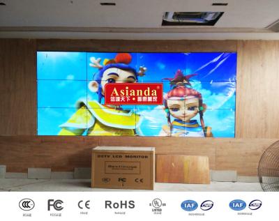 China HD lleno 1080P 46 exhibición de pared video estrecha estupenda del bisel 5.3m m LCD de la pulgada en venta