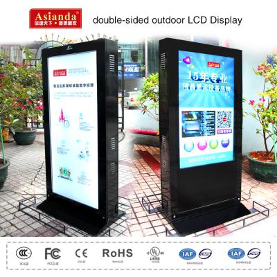 China Suele al jugador al aire libre permanente de la publicidad del lcd del waterprrof androide de la solución de 55 pulgadas para el término de autobuses en venta