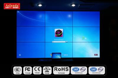 China FHD 49 Inch Indoor Super Narrow Bezel Video Wall LCD Display Screen for sale