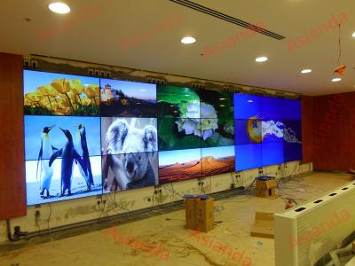 China 55 Inch 3 X3 Indoor 3.5mm Large Video Wall Lcd Video Wall Display for sale