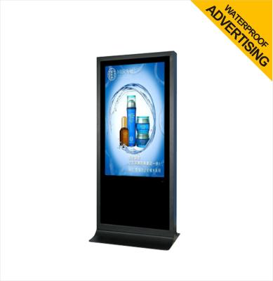 China 55” Floor Standing Outdoor LCD Digital Signage For Service Station for sale