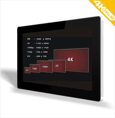 China Mure o painel industrial completo do monitor 65inch da montagem HD 4K LCD para anunciar à venda