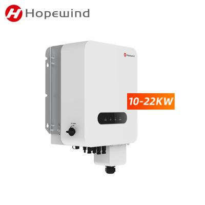 China HOPEWIND Home Use 12KW Solar Powered 3 Phase 400V Inverter 12KW On Grid Tie Solar Inverter 8KW 3 Phase Grid Tie Inverter 325*380*177mm for sale