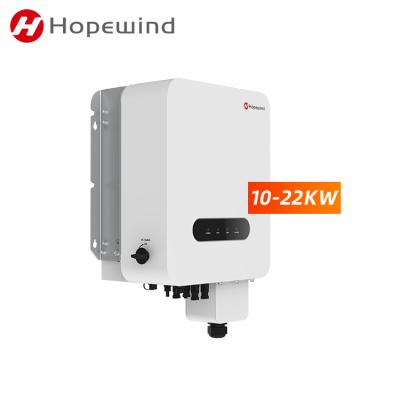 China HOPEWIND Pure Sine Wave Tie Grid Inverter MPPT Waterproof 12KW15KW 10 KW Inverter On Grid Inverter 7KW 360*450*220mm for sale