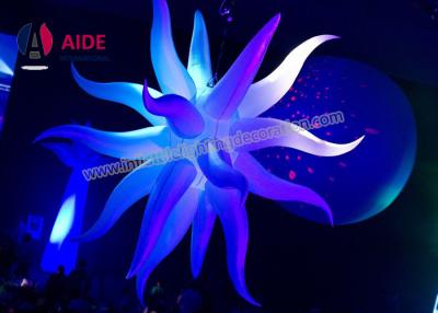 China Inflatable Large Sea Urchin Inflatable LED Star Decoration In Night Club for sale