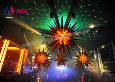 China Night Club Custom Inflatable LED Light , Hanging Ceiling Decoration For Party for sale