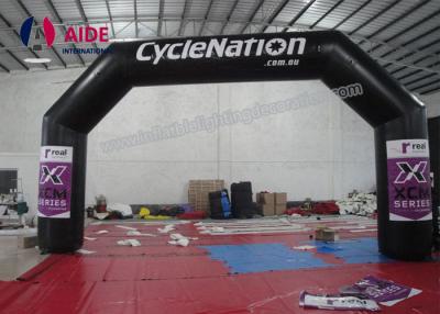 China Outdoor Inflatable Finish Line Arch , Lighting Inflatable Race Arch Gate for sale