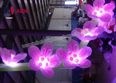 China Custom Made Inflatables LED Flowering Lights , Blow Up Hanging Ceiling Decoration for sale