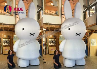 China White Inflatable Bunny Rabbits , Rent Busniess Inflatable Character Balloons for sale