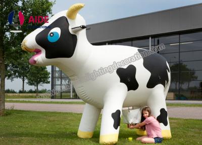 China Customized Inflatable Farm Animals Large Inflatable Cow Advertising Toy for sale