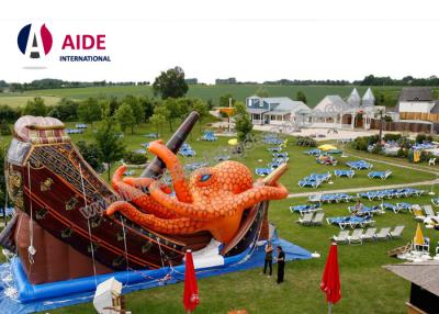 China Kids Outdoor Playground Inflatable Sports Equipment Themed Octopus Slide for sale