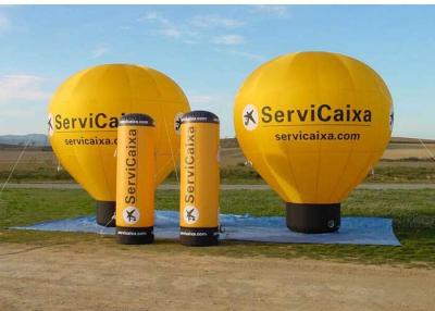 China Colorful Inflatable Hot Air Balloon ,  Custom Advertising Blow Ups With Logo for sale