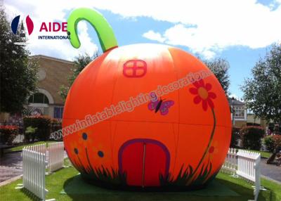 China Orange Gaint Inflatable Holiday Decor Birthday Party Rentals For Kids for sale