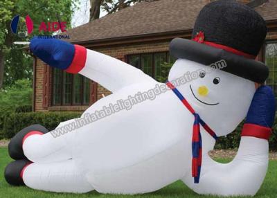 China Customized Outdoor Inflatable Christmas Decorations Gaint Inflatable Snowman for sale