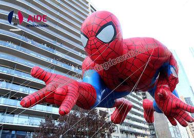 China New PVC Inflatable Cartoon Characters Blow Up Spiderman For Fashion Show for sale