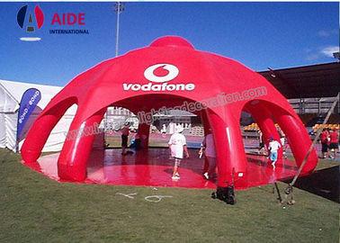 China Red Giant Inflatable Spider Tent With 8 Legs PVC Party Tents For Rent for sale