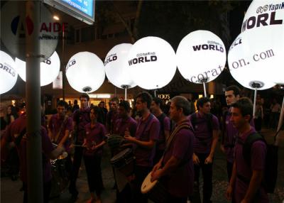 China Decoración inflable de la iluminación de la bola de la mochila del paseo de la linterna con la iluminación de 16 colores en venta