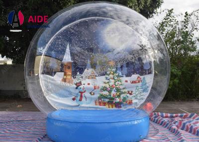 China Snow Globe Blow Up Christmas Ball Inflatable Holiday Decor For Special Events And Occasions for sale