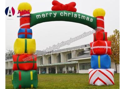 China Christmas Arches Lovely Gift Inflatable Holiday Decor Blow Up Advertising for sale