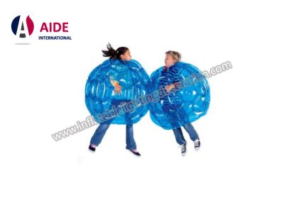 China Mini aufblasbarer Ball-Spiel-aufblasbarer Blasen-Fußball für transparentes PVC der Kind 0.8mm zu verkaufen