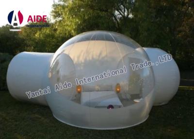 China Outdoor Bubble Tent PVC Clear Camping Tent 4M Diameter & 2 Fitting Room for sale