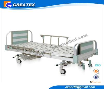 China Commercial Alloy Manual Hospital Bed Length 2150mm Width 900mm 180kg for sale