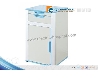 China Mobile Plastic Hospital Furniture Medical Bedside Table Cabinet FOR Clinic , Home for sale