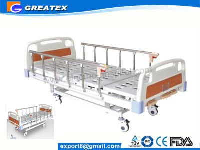 China 3 Crank Hospital Style Beds With Name Card On Head board side for sale