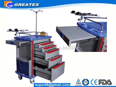 Cina Carrello medico dell'ABS per l'ospedale/carrello di plastica di lusso con la serratura centrale (GT-Q103) in vendita