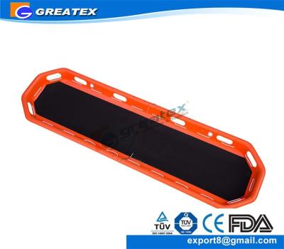 China Orange Emergency Basket Hospital Medical Stretcher Unfold (GT-F001B) for sale