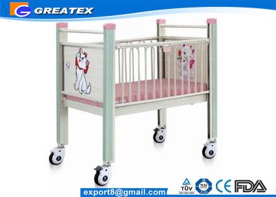 China Children / Pediatric / infant medical crib With Enameled Steel Side Rails for sale