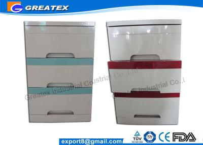 China Medical Equipment ABS Plastic Hospital Bedside Cabinet / Locker / Table with wheels for sale