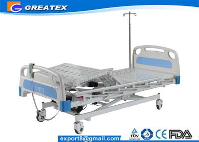 China Motorized Three Function Electric Hospital Bed Rental , Nursing Home Rotating hospital bed for sale