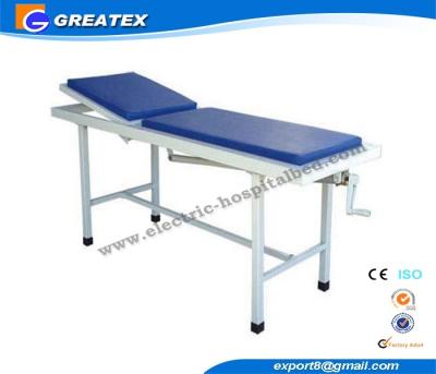 China Foldable Portable Examination Couch with massage table ordinary flat bed for sale