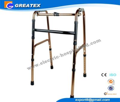 China Folding Rollator Walker With One Button , walkers medical equipment for Disabled Elderly for sale