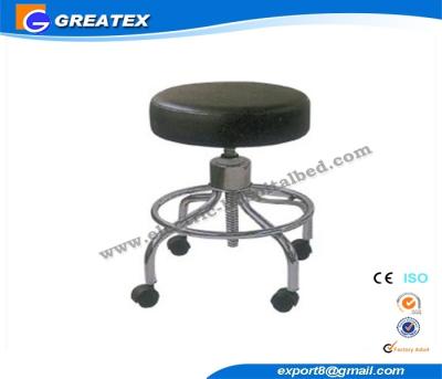 China Medical Hospital Furniture , Doctor Dental Assistant Stool With PU seat cover for sale