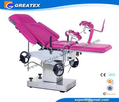 China Manual Obstetric Table / couch for childbirth and gynaecological examination for sale