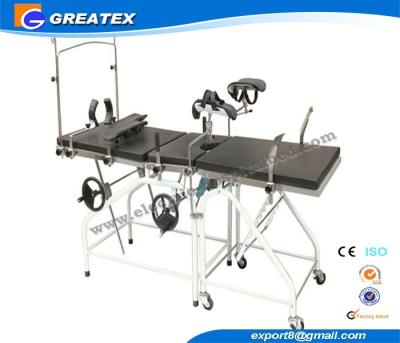 China Multi - Purpose Manual Obstetric Labour Table Obstetric Table For Caesarean Birth And Parturition for sale