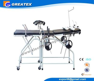 China CE ISO Stainless Steel Obstetric Table With Wheels , ob gyn exam table for sale