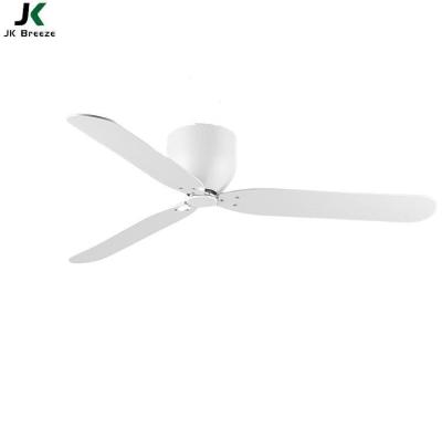 China JK ZS-52-22021B-WH 52inch 3 Blade Quiet and Comfortable Energy Saving Plywood White Decorative Ceiling Fan Ceiling for sale