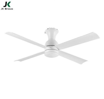 China With ZS-48-20005WH 48inch 4ABS Light Blades Ceiling Light With Smart Fan Ceiling Fan Bldc Ceiling Fan for sale